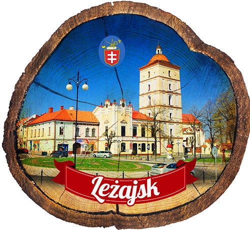 Magnes drewniany pieniek Leżajsk
