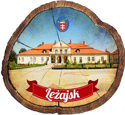 Magnes drewniany pieniek Leżajsk