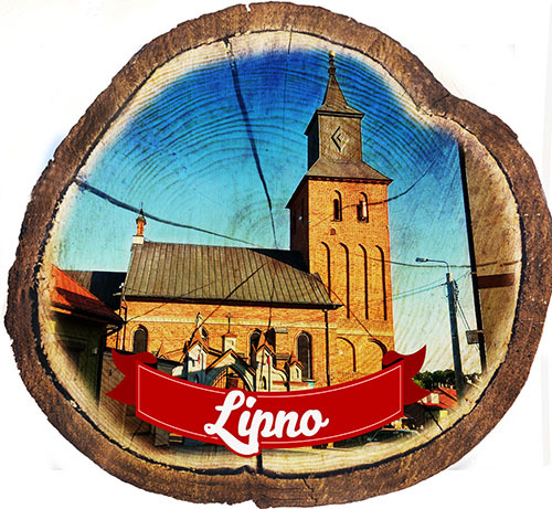 Magnes drewniany pieniek Lipno