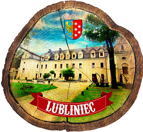 Magnes drewniany pieniek Lubliniec