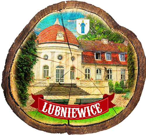 Magnes drewniany pieniek Lubniewice