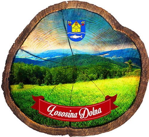 Magnes drewniany pieniek Łososina Dolna