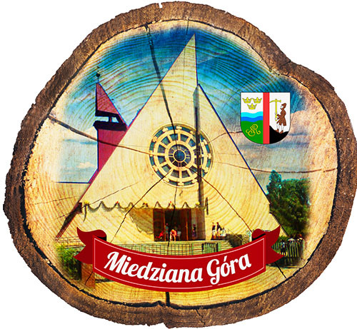 Magnes drewniany pieniek Miedziana Góra