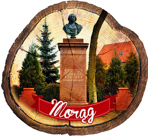 Magnes drewniany pieniek Morąg