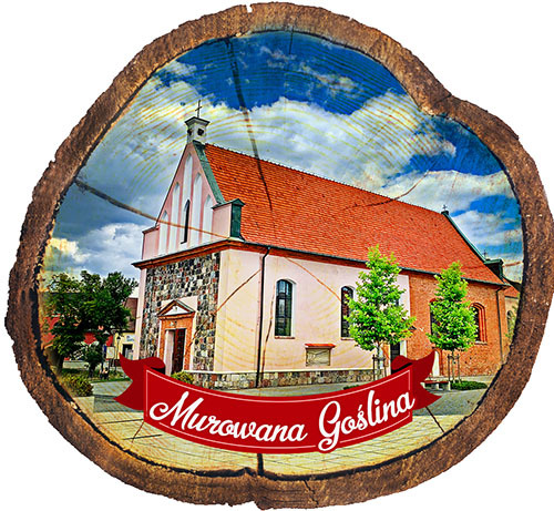 Magnes drewniany pieniek Murowana Goślina