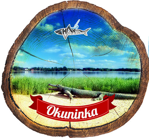 Magnes drewniany pieniek Okuninka