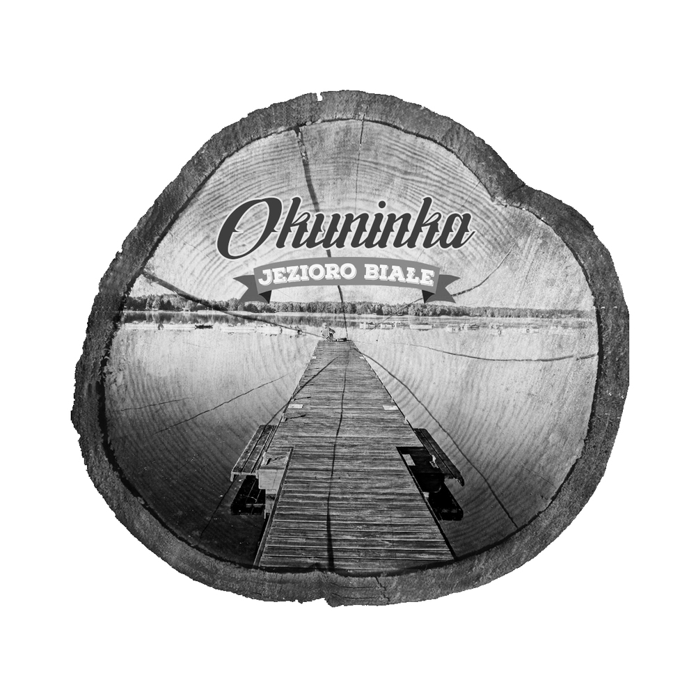 Magnes drewniany pieniek Okuninka