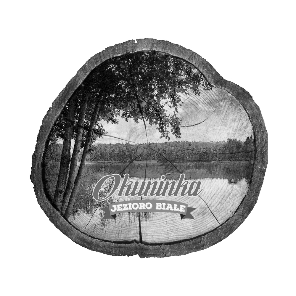 Magnes drewniany pieniek Okuninka