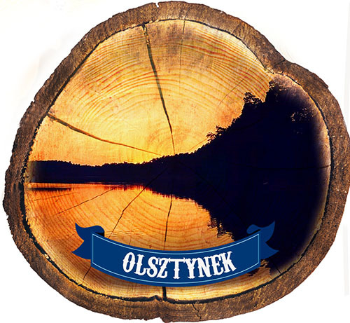 Magnes drewniany pieniek Olsztynek