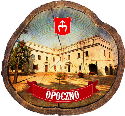 Magnes drewniany pieniek Opoczno