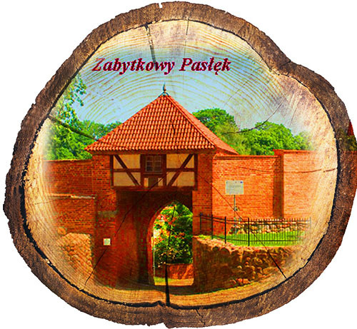 Magnes drewniany pieniek Pasłęk
