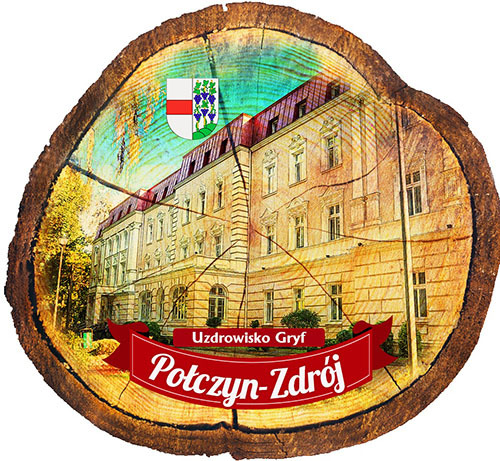 Magnes drewniany pieniek Połczyn-Zdrój