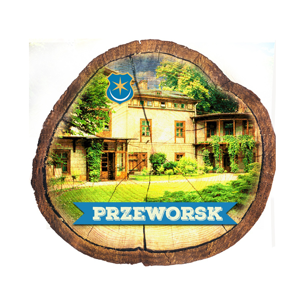 Magnes drewniany pieniek Przeworsk