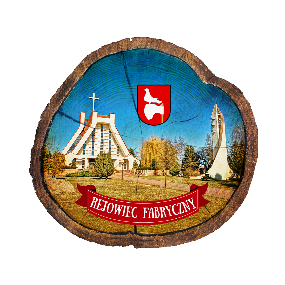 Magnes drewniany pieniek Rejowiec Fabryczny
