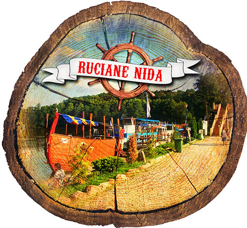 Magnes drewniany pieniek Ruciane-Nida