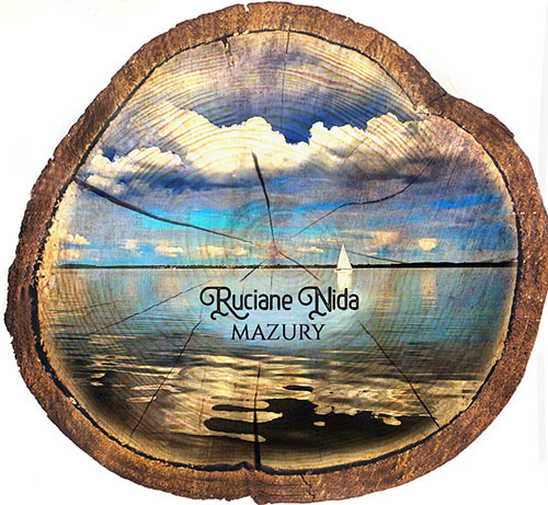 Magnes drewniany pieniek Ruciane-Nida