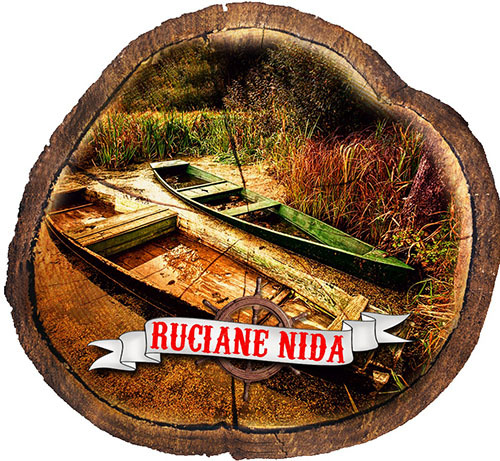 Magnes drewniany pieniek Ruciane-Nida