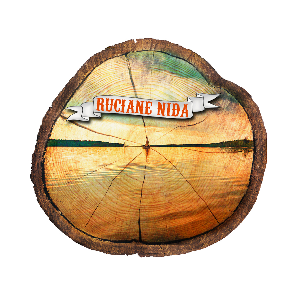 Magnes drewniany pieniek Ruciane-Nida