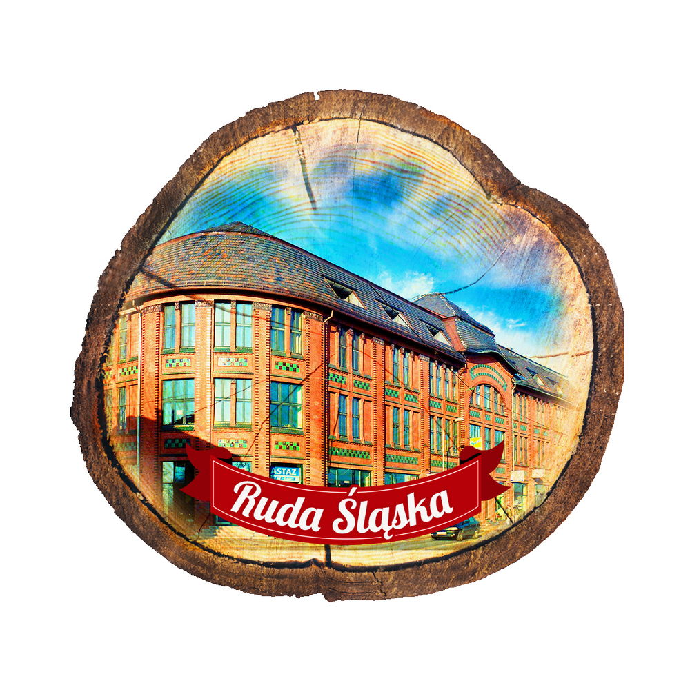 Magnes drewniany pieniek Ruda Śląska