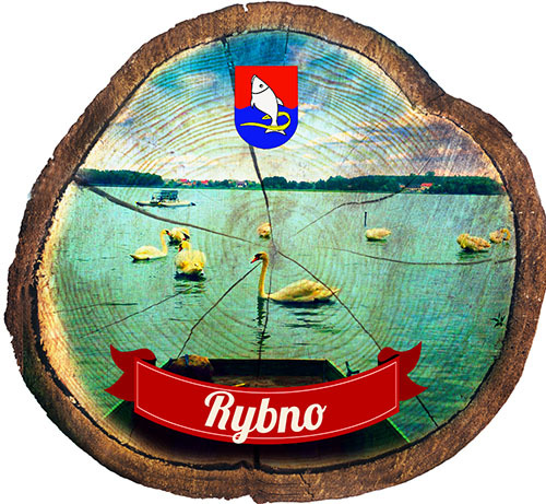 Magnes drewniany pieniek Rybno