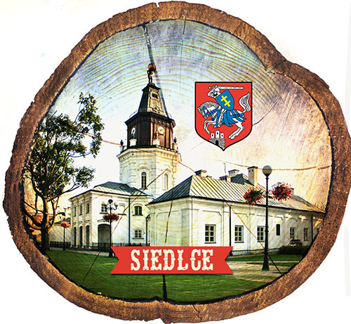 Magnes drewniany pieniek Siedlce