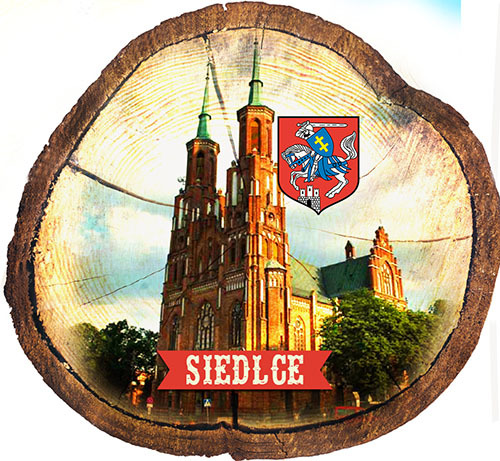 Magnes drewniany pieniek Siedlce