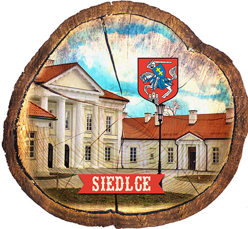 Magnes drewniany pieniek Siedlce