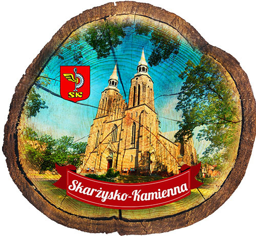 Magnes drewniany pieniek Skarżysko-Kamienna