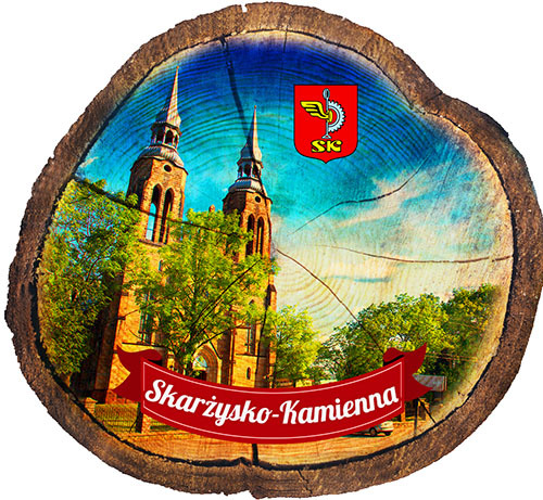 Magnes drewniany pieniek Skarżysko-Kamienna