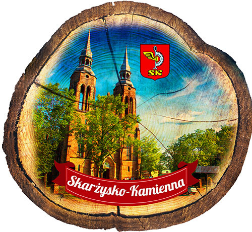 Magnes drewniany pieniek Skarżysko-Kamienna