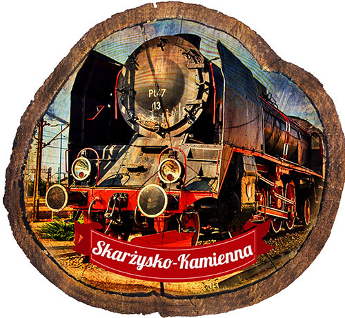 Magnes drewniany pieniek Skarżysko-Kamienna