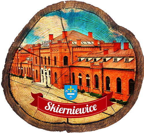 Magnes drewniany pieniek Skierniewice