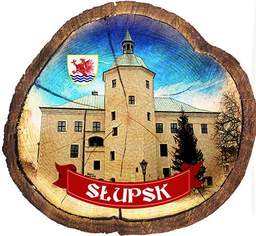 Magnes drewniany pieniek Słupsk