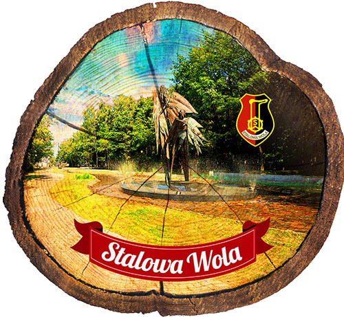 Magnes drewniany pieniek Stalowa Wola