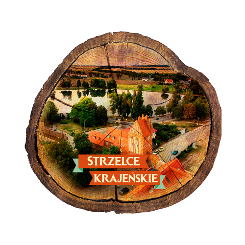 Magnes drewniany pieniek Strzelce Krajeńskie