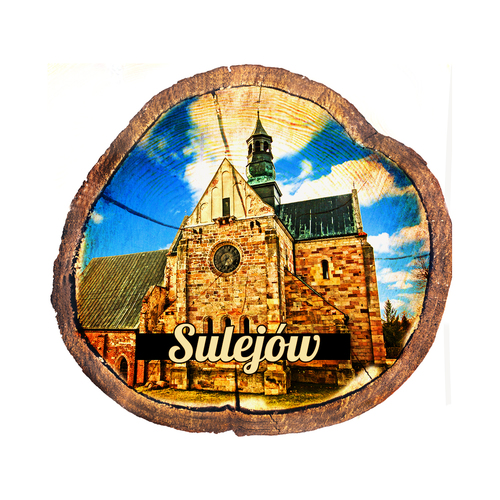 Magnes drewniany pieniek Sulejów
