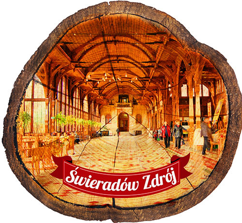 Magnes drewniany pieniek Świeradów-Zdrój