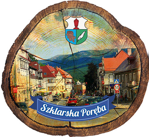 Magnes drewniany pieniek Szklarska Poręba