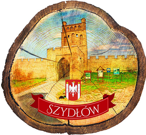 Magnes drewniany pieniek Szydłów
