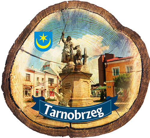 Magnes drewniany pieniek Tarnobrzeg