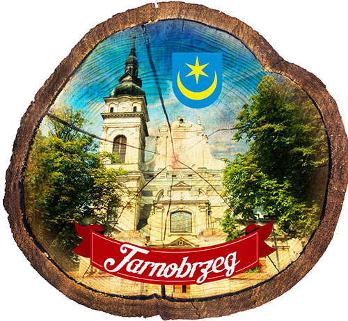 Magnes drewniany pieniek Tarnobrzeg