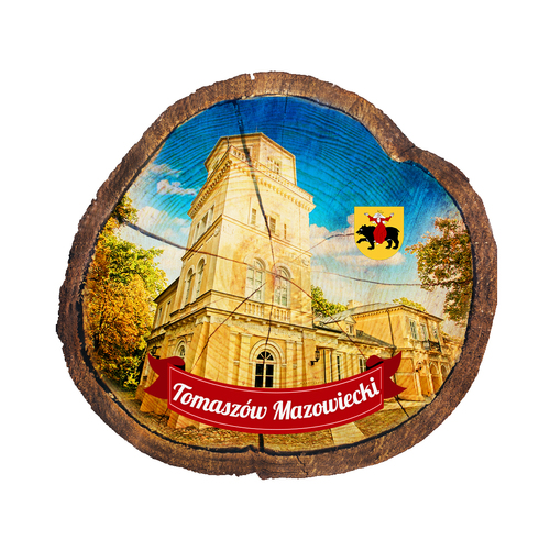 Magnes drewniany pieniek Tomaszów Mazowiecki