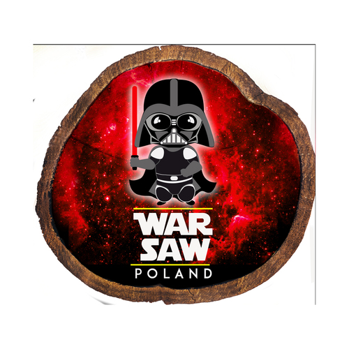 Magnes drewniany pieniek Warszawa