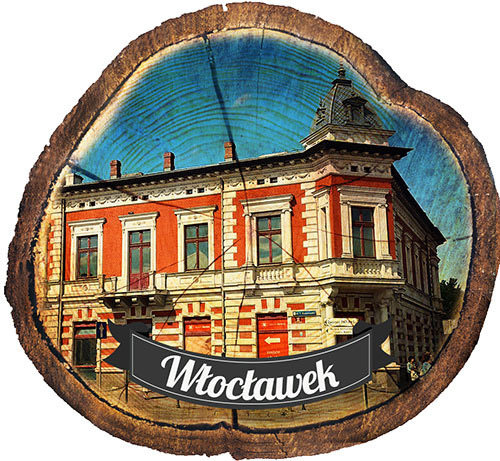 Magnes drewniany pieniek Włocławek