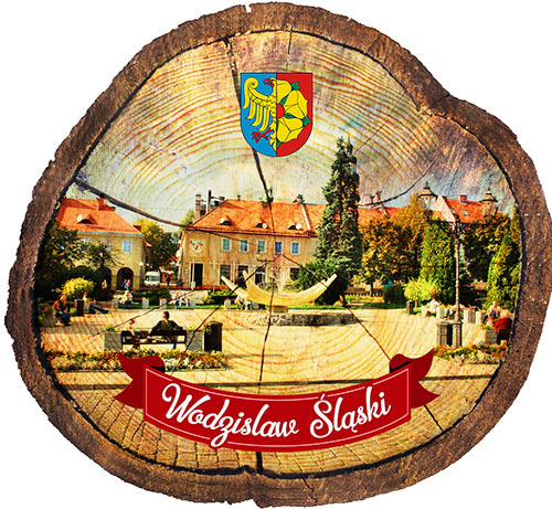 Magnes drewniany pieniek Wodzisław Śląski