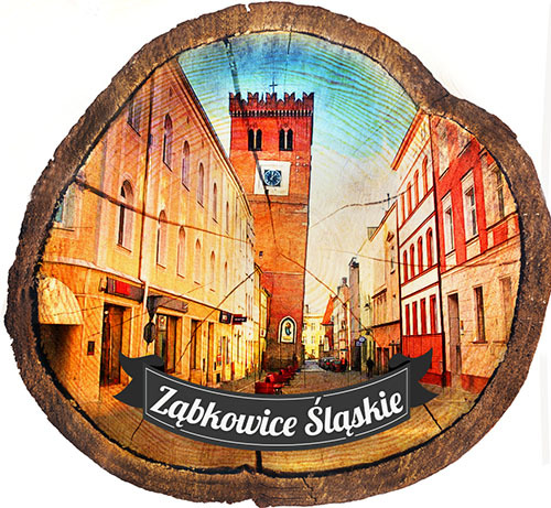 Magnes drewniany pieniek Ząbkowice Śląskie