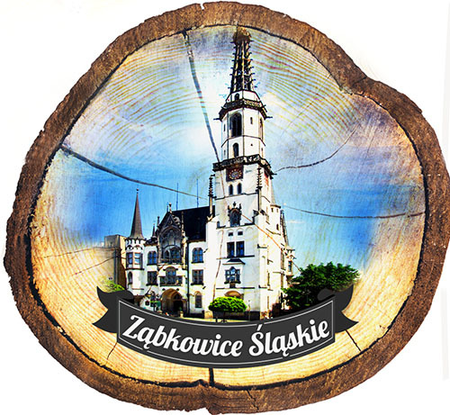 Magnes drewniany pieniek Ząbkowice Śląskie