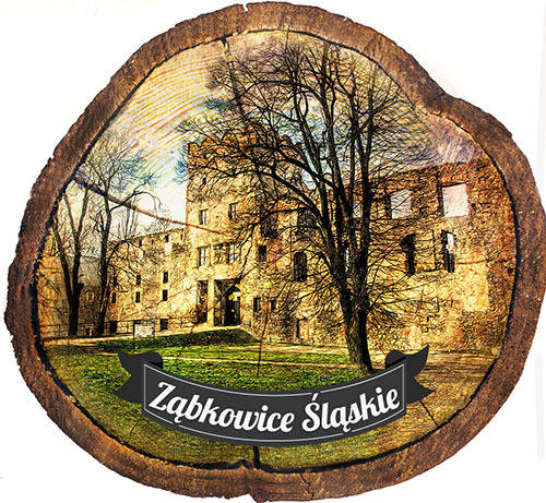 Magnes drewniany pieniek Ząbkowice Śląskie