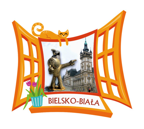 Polyresinowy magnes Okno Bielsko-Biała