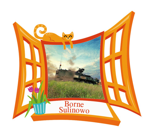 Polyresinowy magnes Okno Borne Sulinowo